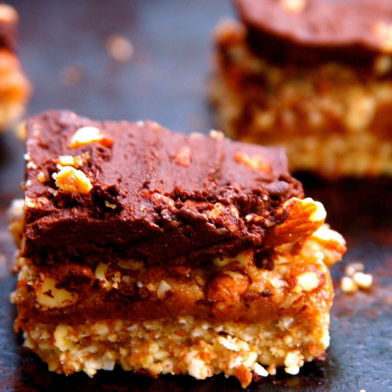 Crunchy Almond 4 Layer Bars – Wilderness Poets