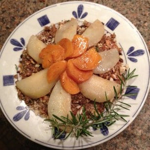 Guest Post: Gourmet Rosemary-Pecan Persimmon Tart