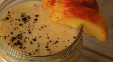 Vanilla Peach Coconut Dream Smoothie: 4 ingredients!