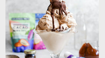 Magic Shell Vanilla Ice Cream- Vegan and Easy to Make at Home