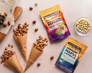 Easy Maple Candied Hazelnuts