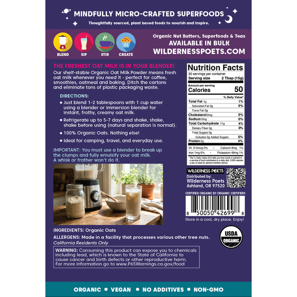 Oat Milk Powder - Organic