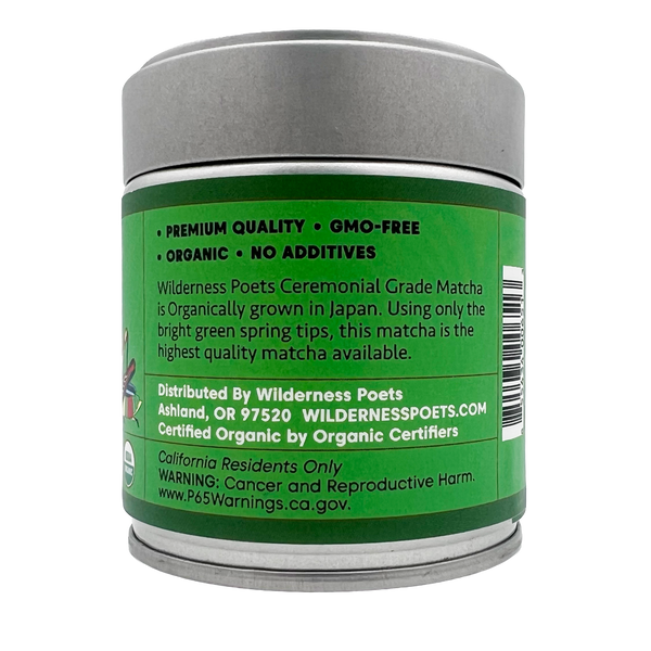 Ceremonial Matcha Green Tea Powder - Organic
