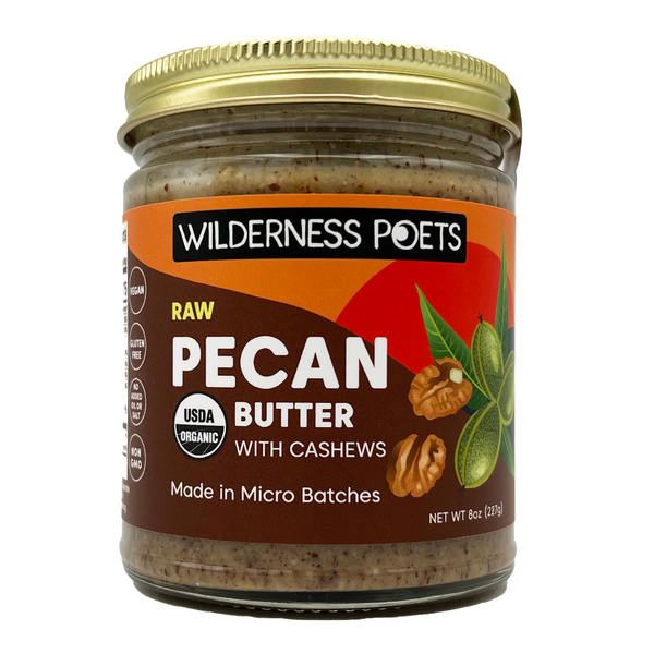 Pecan Butter with Cashews - Organic, Raw