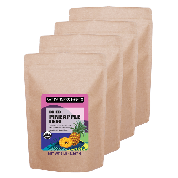 Pineapple Rings - Organic, Dried
