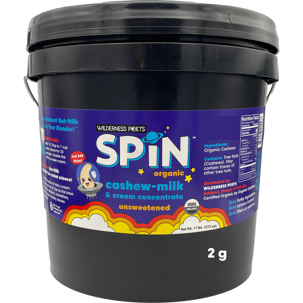 SPiN: Cashew Cream & Milk Concentrate - Organic, Unsweetened