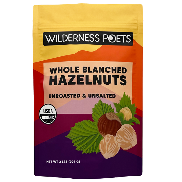Hazelnuts - Blanched, Organic