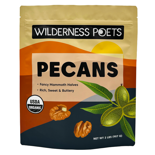 Pecans - Organic, Fancy Mammoth Halves