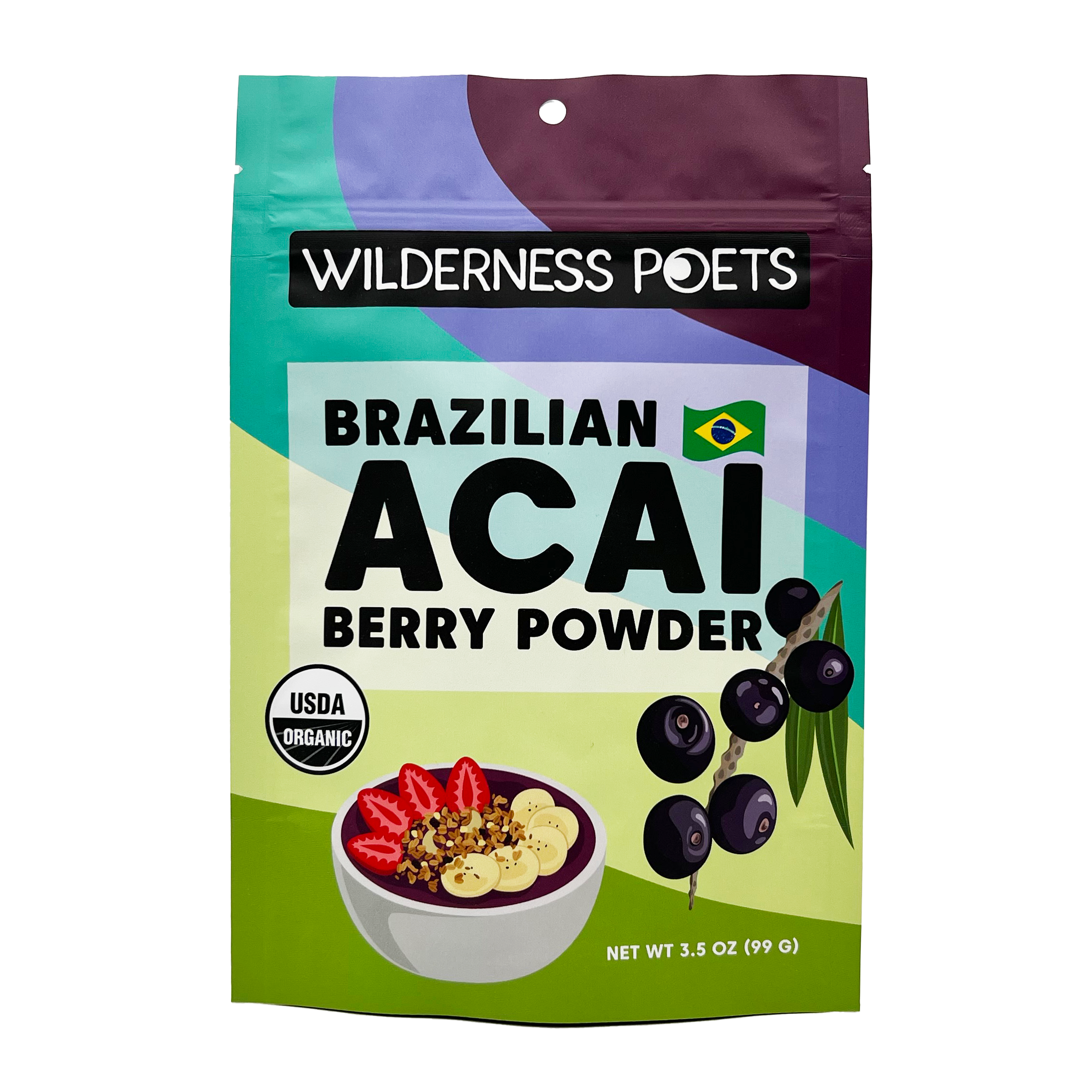 Freeze Dried Acai Organic Powder - Wilderness Poets