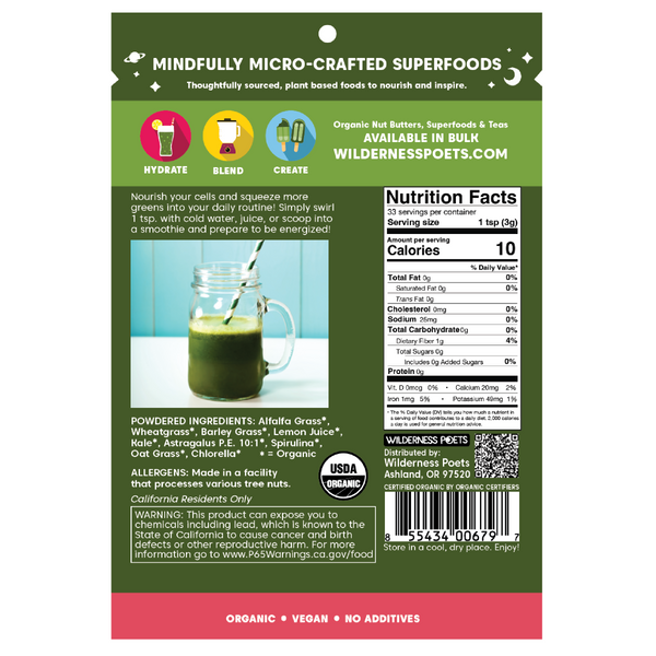 Alkalizing Super Greens - Organic