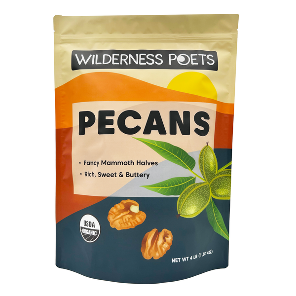 Pecans - Organic, Fancy Mammoth Halves