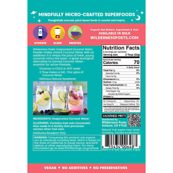 Coconut Water Powder - Evaporated