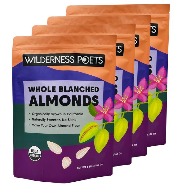 Almonds - Blanched, California Grown, Organic