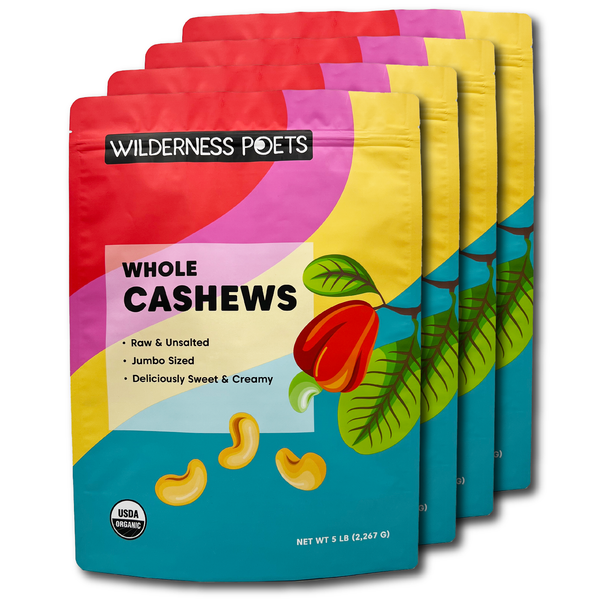 Wilderness Poets Cashews Raw Organic Superfoods