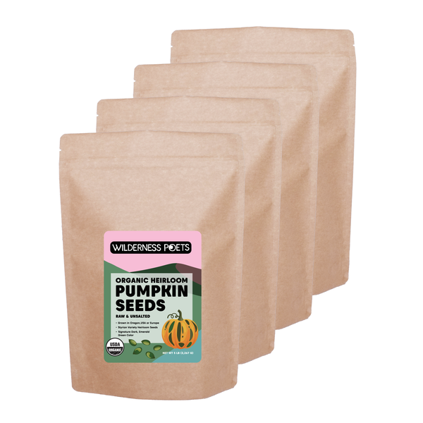 Heirloom Pumpkin Seeds - Organic, Raw, BULK Sizes