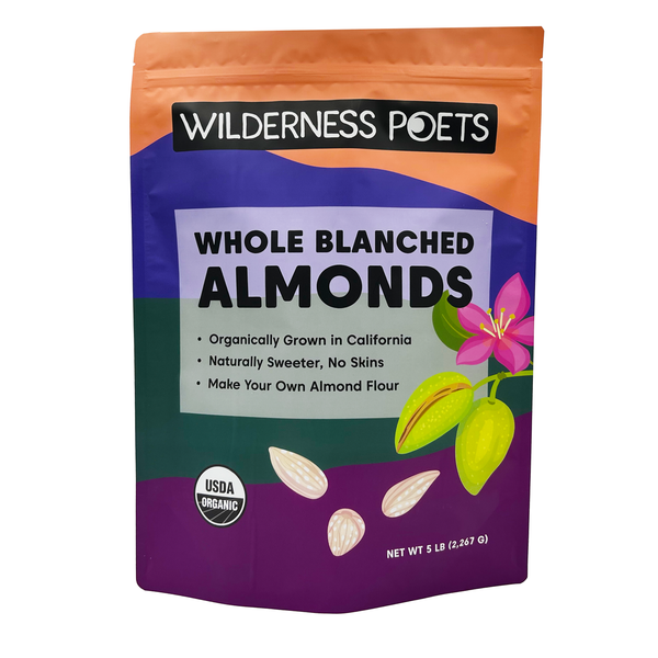 Almonds - Blanched, California Grown, Organic