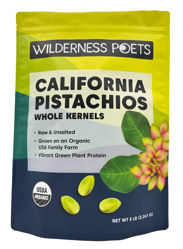 Pistachios - Whole, Organic, California-Grown