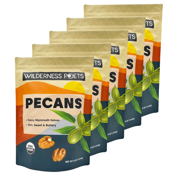 Pecans - Organic, Fancy Mammoth Halves