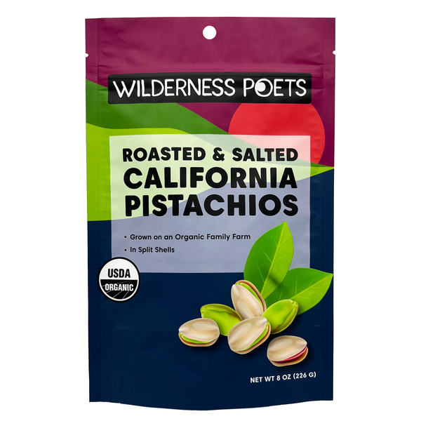 Pistachios - In-Shell, Organic, Roasted with Sea Salt