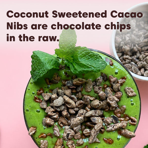 Coconut-Sweetened Cacao Nibs - Organic