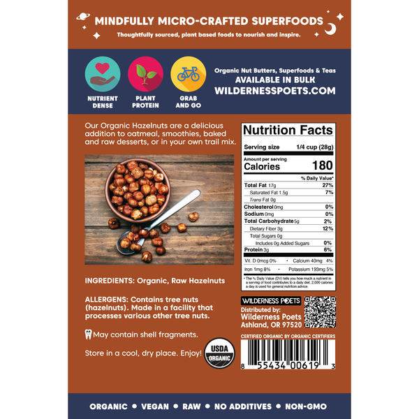 Hazelnuts - Organic, Pacific Northwest-Grown