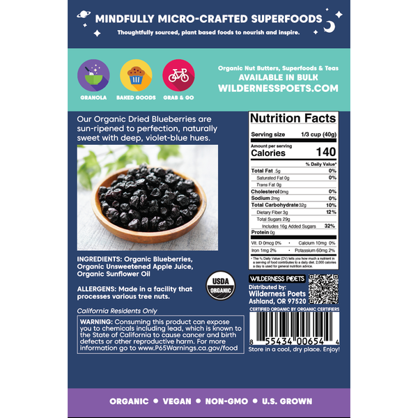 Blueberries - Organic, Oregon-Grown