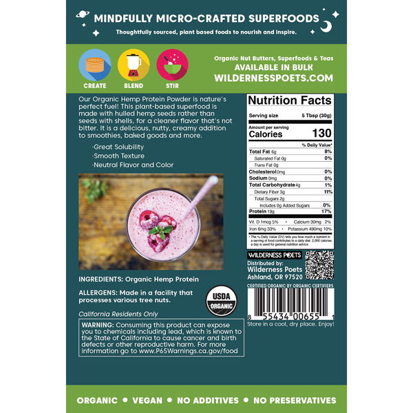 Hemp Protein Powder – Organic