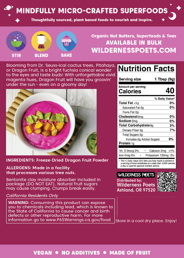 Dragon Fruit Powder - Freeze-Dried