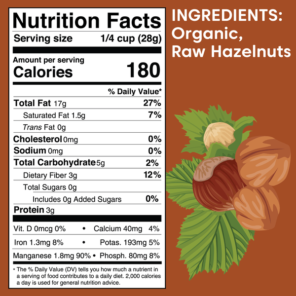 Hazelnuts - Organic, Pacific Northwest-Grown