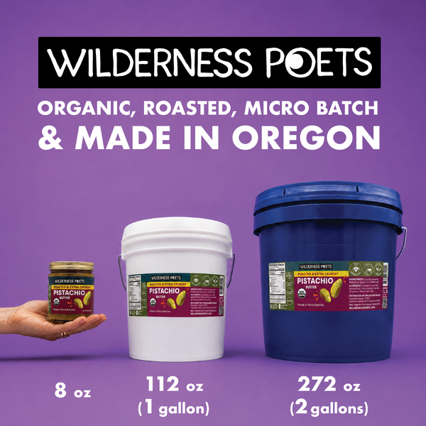 Extra Crunchy Pistachio Nut Butter - Roasted, Organic