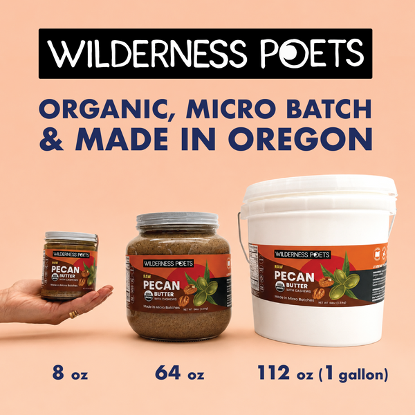 Pecan Butter with Cashews - Organic, Raw