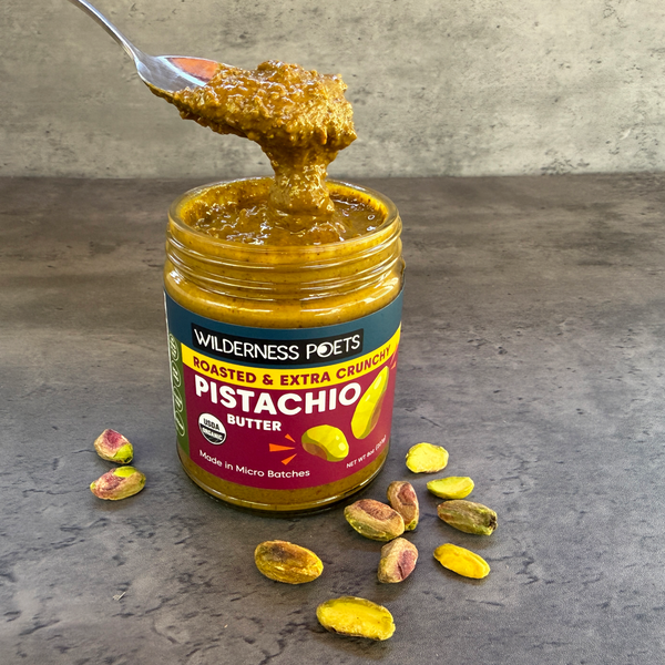Pistachio Nut Butter - Organic, Roasted, Extra Crunchy