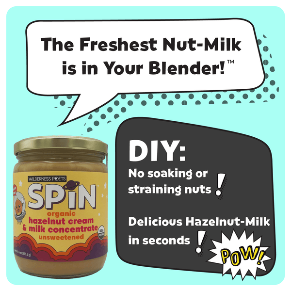 SPiN: Hazelnut Cream & Milk Concentrate - Organic, Unsweetened