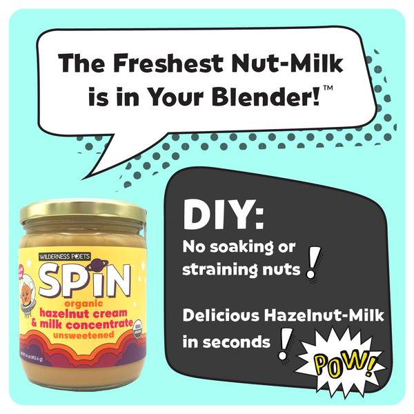 SPiN: Hazelnut Cream & Milk Concentrate - Organic, Unsweetened