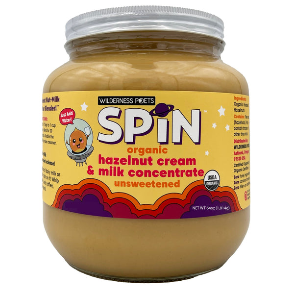 SPiN: Hazelnut Cream & Milk Concentrate - Organic, Unsweetened