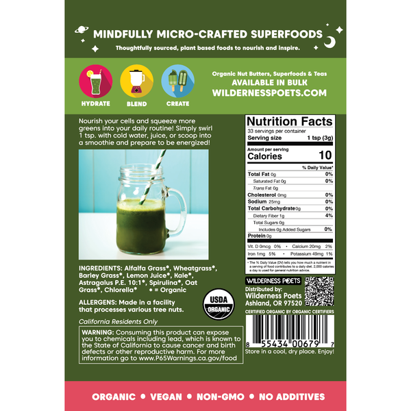 Alkalizing Super Greens - Organic