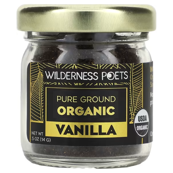 Pure Vanilla Powder - Organic, Raw Ground Vanilla Beans