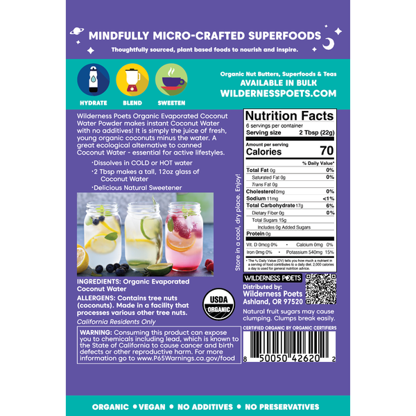 Organic Coconut Water Powder