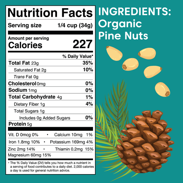 Pine Nut Butter - Organic, Raw