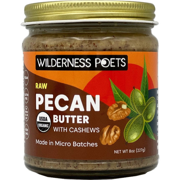 Pecan Butter with Cashews - Organic, Raw