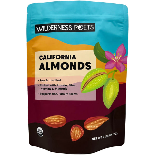 Almonds - Organic, Raw, California-Grown