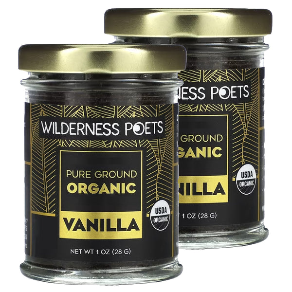 Pure Vanilla Powder - Organic, Raw Ground Vanilla Beans