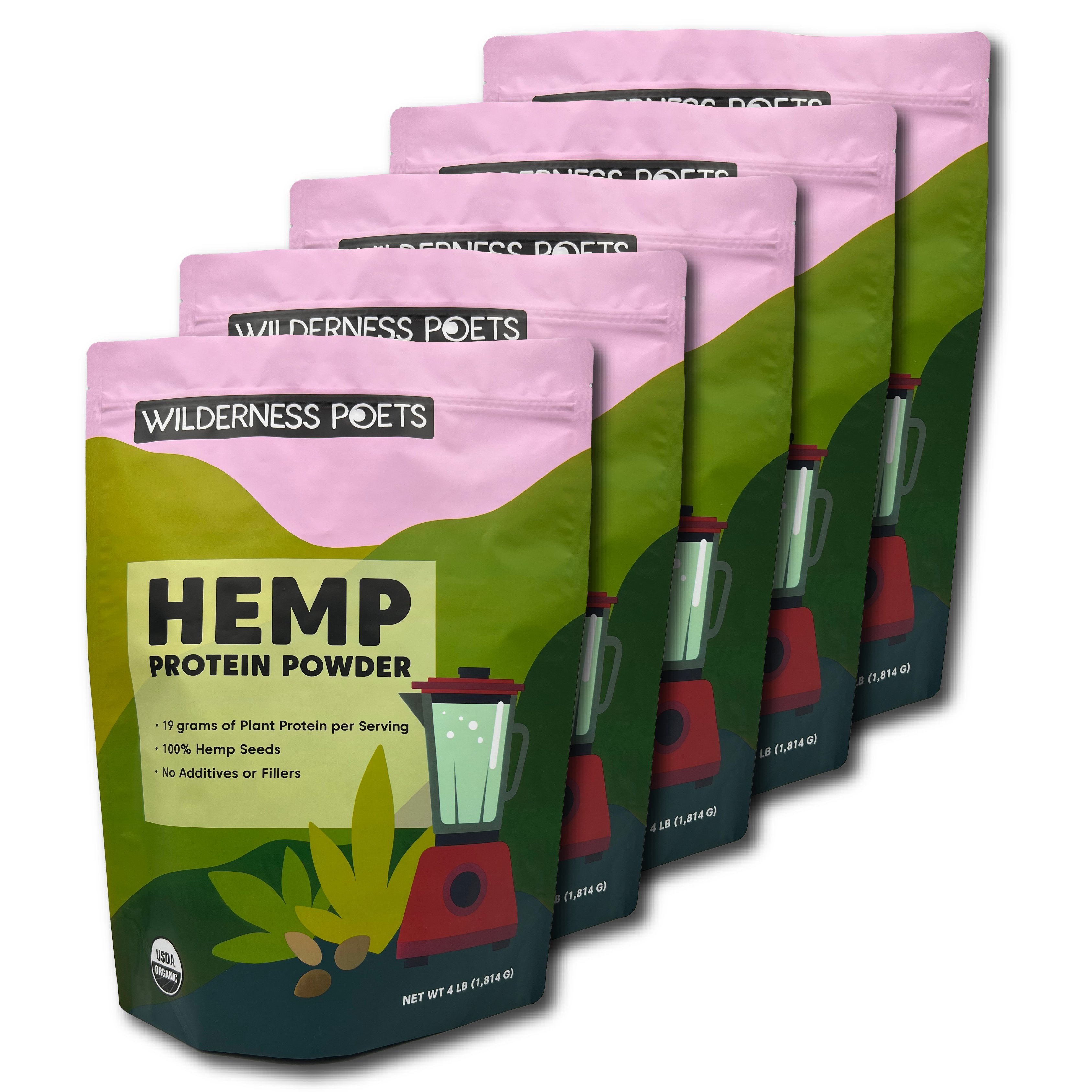 Hemp Protein Powder (Reusable Glass Container) - Zen Donkey Farms