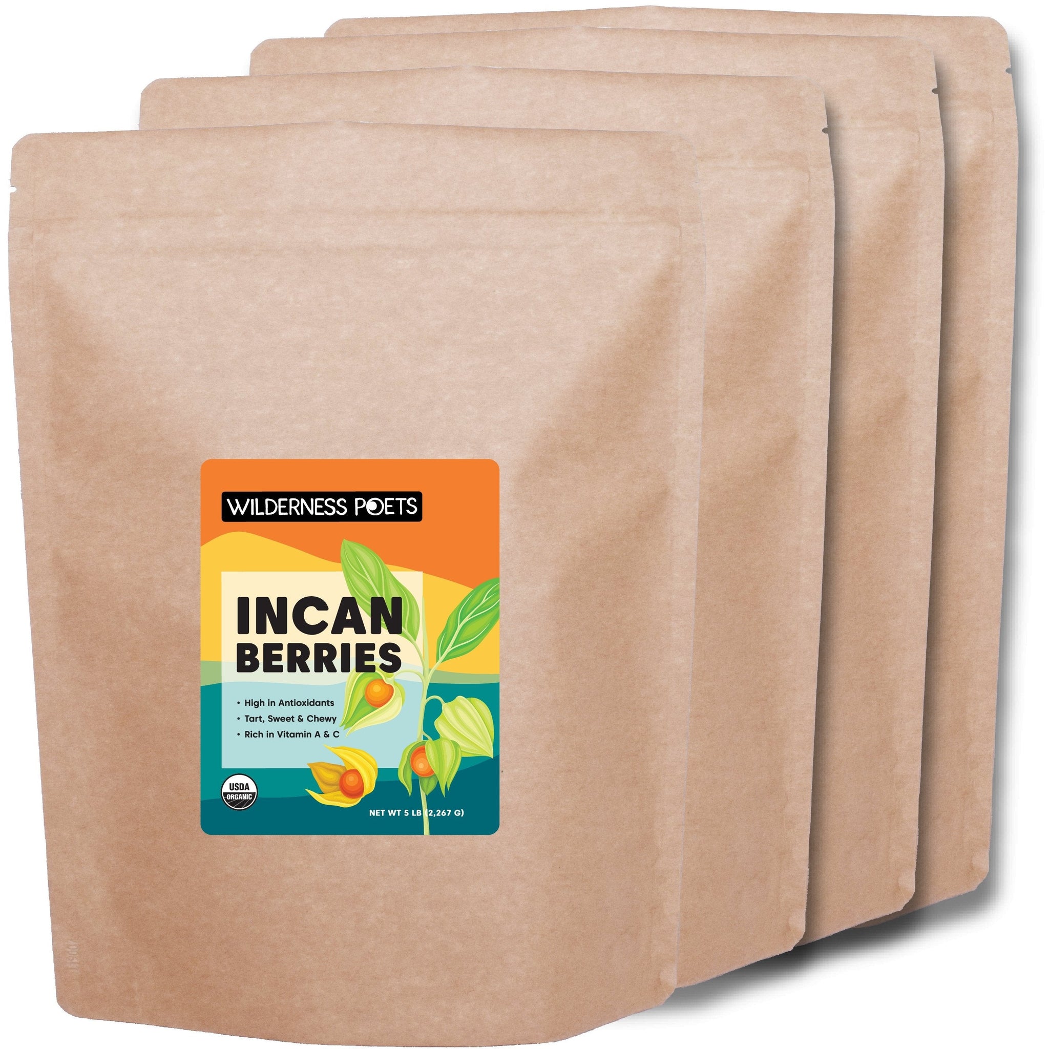 Wilderness Poets Incan Berries - Organic & Raw - Multiple Sizes