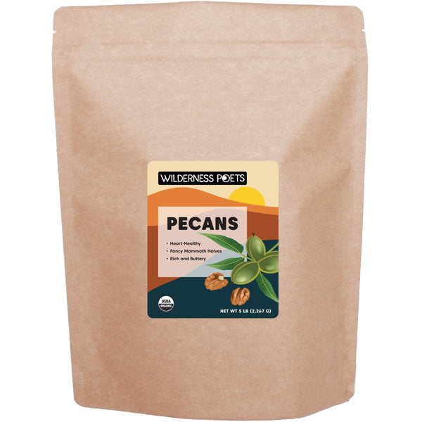 Pecans - Organic, Fancy Mammoth Halves
