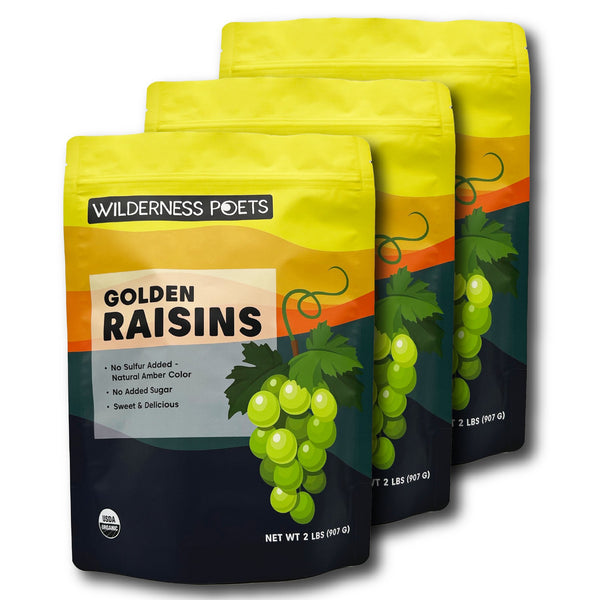 Golden Raisins - Organic, Raw