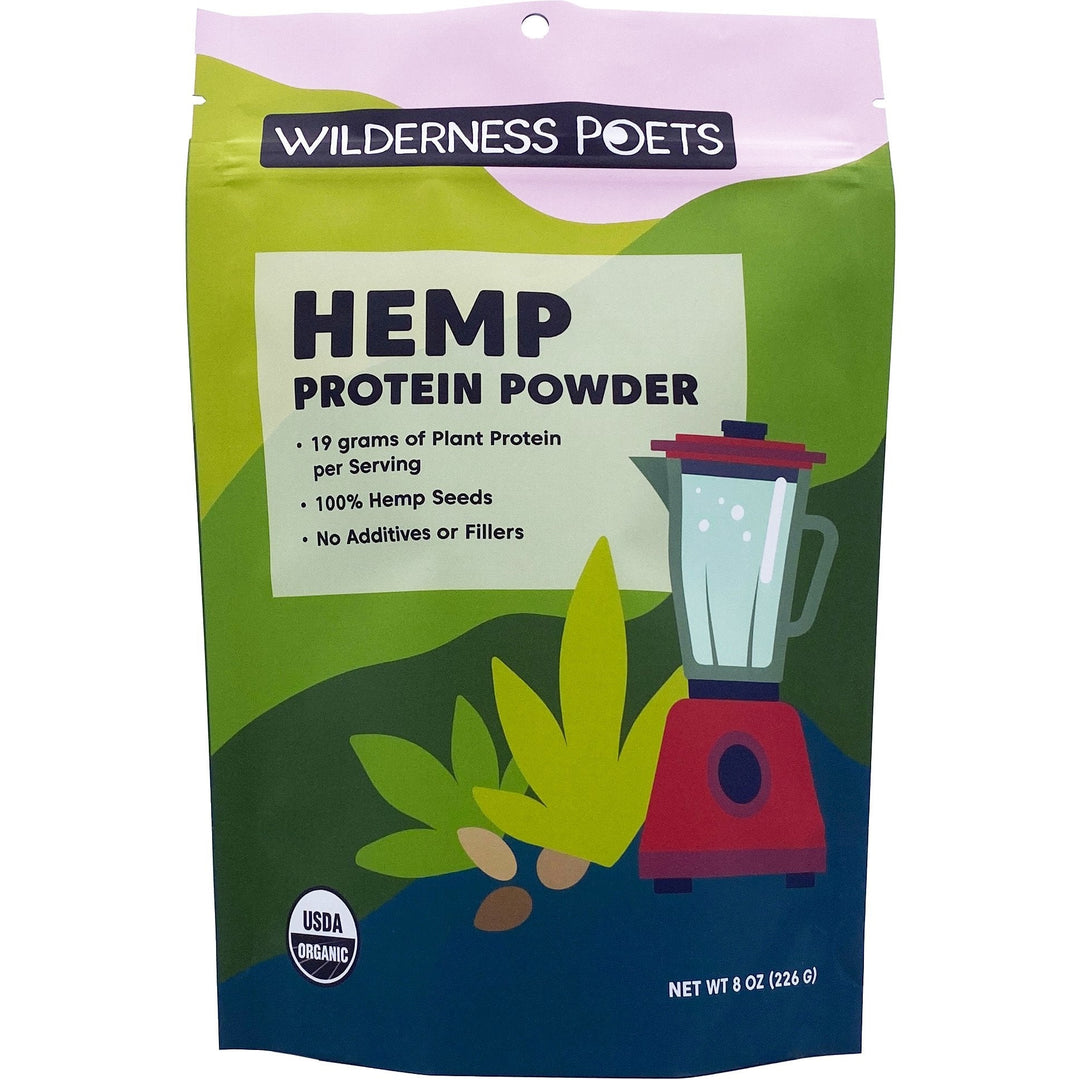 Organic Hemp Protein Powder Plant Based Superfoods Wilderness Poets