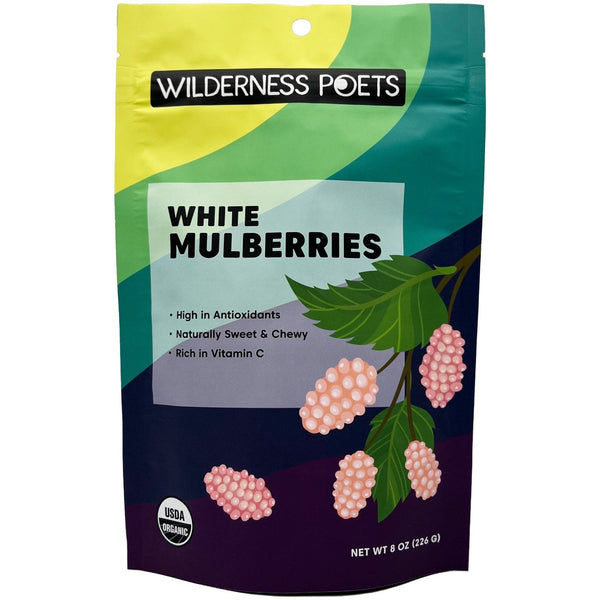 White Mulberries - Organic, Raw