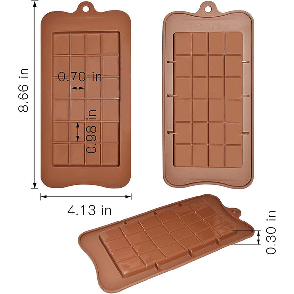 Silicon Break-Apart Chocolate Molds (4 pack)