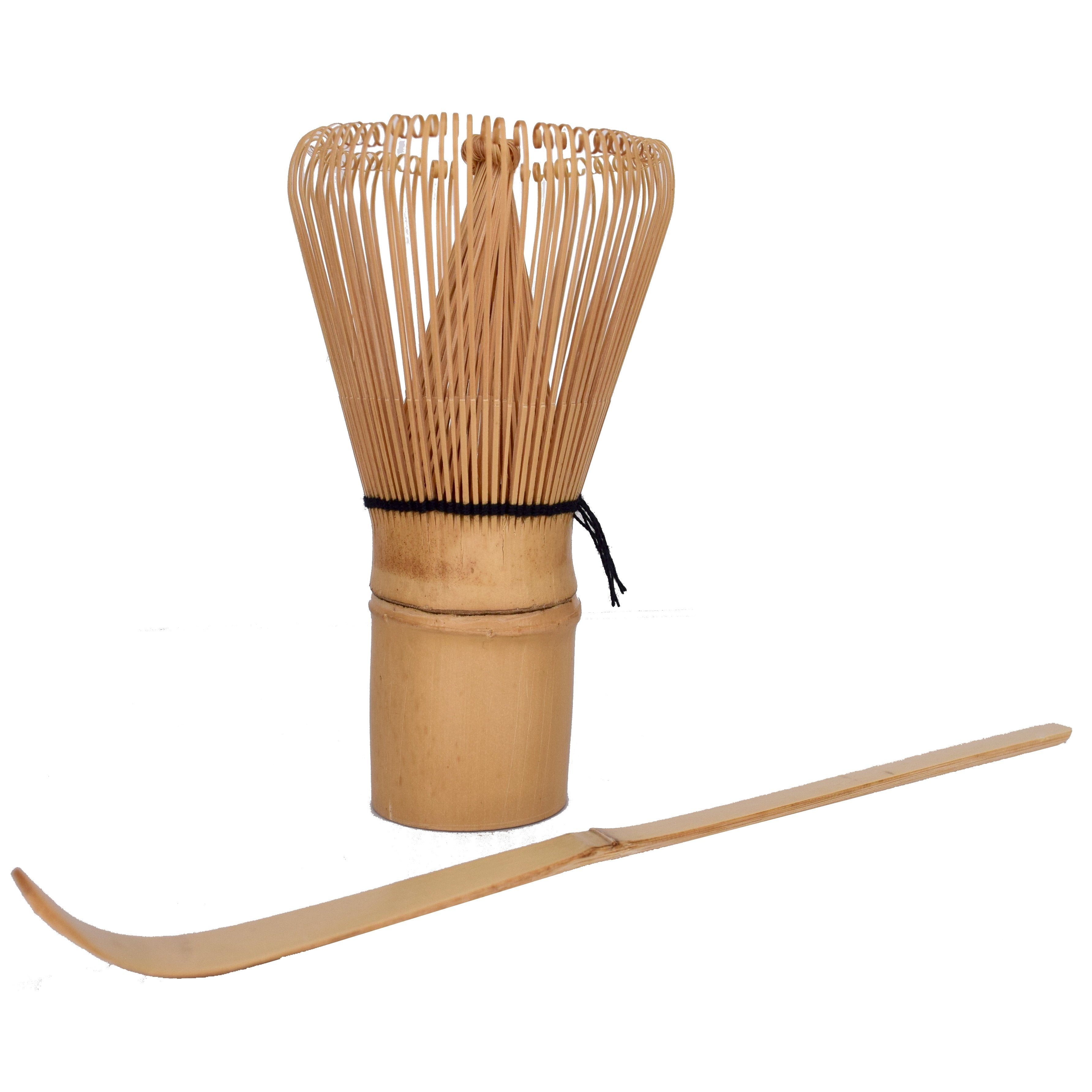 Matcha Set Consisting of Broom, Bowl, Spoon and Broom Holder